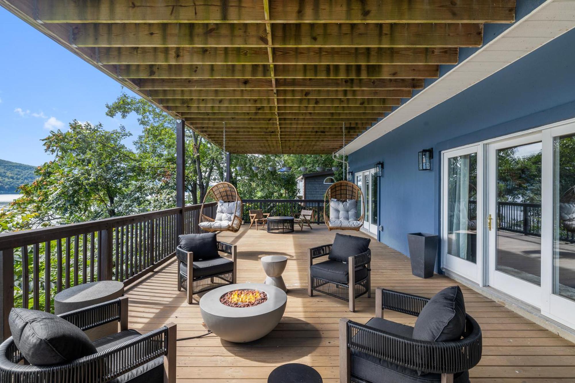 Lakeview House - Hot Tub - Firepit - Stunning Views - Spacious Deck - Cozy Living Room - Bar Greenwood Lake Dış mekan fotoğraf