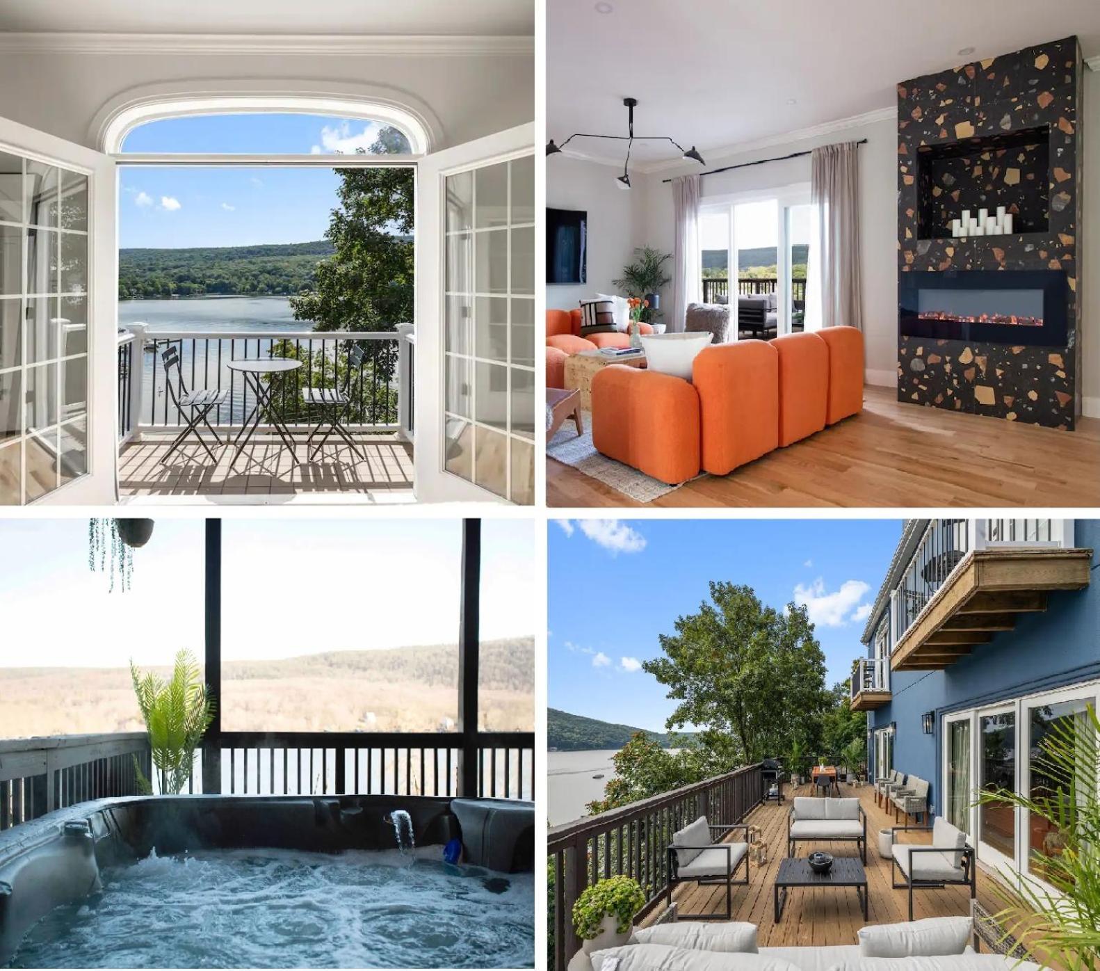 Lakeview House - Hot Tub - Firepit - Stunning Views - Spacious Deck - Cozy Living Room - Bar Greenwood Lake Dış mekan fotoğraf